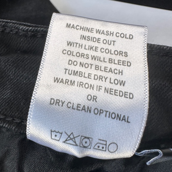 Flying Monkey Black Label Jeans Black size 31 Women’s NWT - Picture 7 of 8